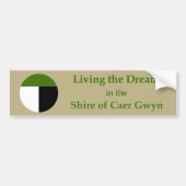 SCA Caer Gwyn Bumper Sticker (Voorkant)