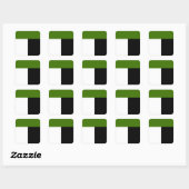 SCA Caer Gwyn Populace Badge Vierkante Sticker (Vel)