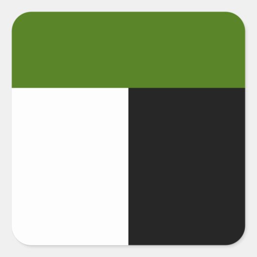 SCA Caer Gwyn Populace Badge Vierkante Sticker (Voorkant)