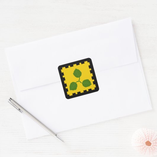 SCA Caerthe Populace Badge Sticker (Envelop)