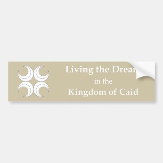 SCA Caid bumpersticker (Voorkant)