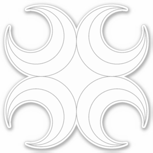 SCA Caid Custom-Cut Vinyl Sticker (Voorkant)