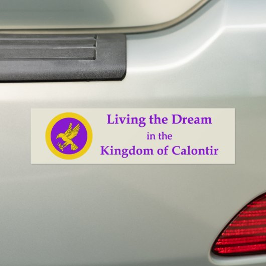 SCA Calontir Bumper Sticker (Op auto)