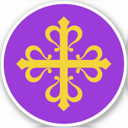 SCA Calontir Ensign Vinyl Sticker (Voorkant)