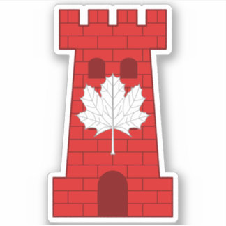 SCA Castel Rouge op maat gesneden vinyl Sticker