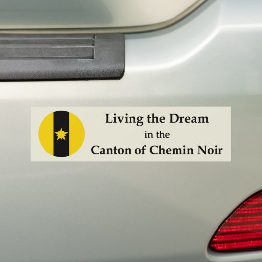 SCA Chemin Noir Bumper Sticker (Op auto)