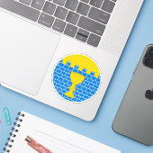 SCA Citadel van de Southern Pass Vinyl Sticker (Laptop met iPhone)