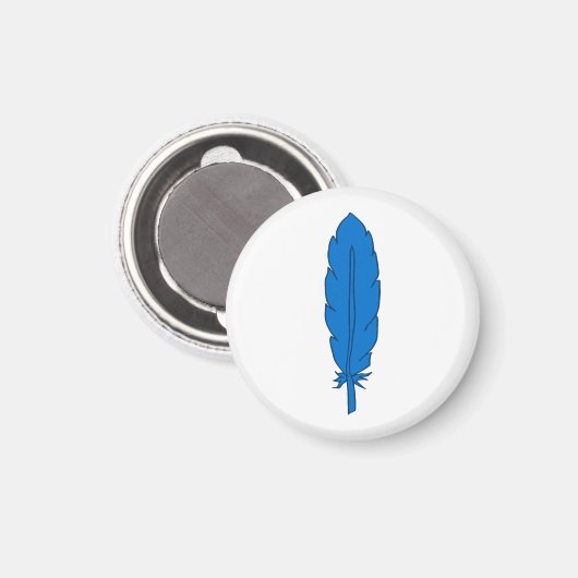 SCA Clan Blauwe Veer Magneet (Voorkant / Achterkant)