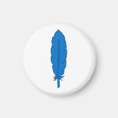 SCA Clan Blauwe Veer Magneet (Voorkant)