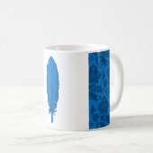 SCA Clan Blue Feather Coffee Mok (Voorkant rechts)