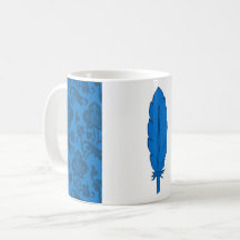 SCA Clan Blue Feather Coffee Mok