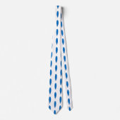 SCA Clan Blue Feather Stropdas (Voorkant)