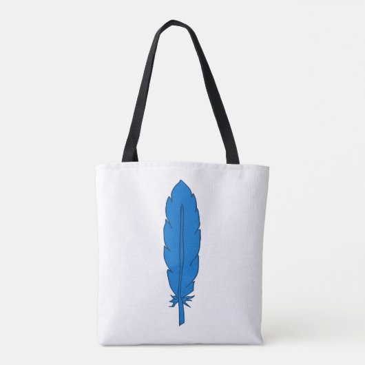 SCA Clan Blue Feather Tas (Achterkant)