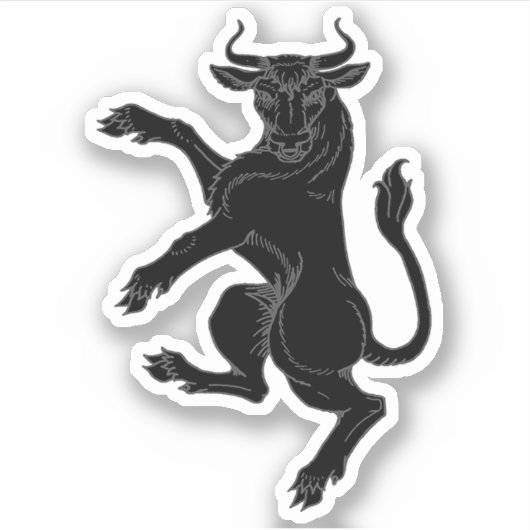 SCA Cluain op maat gesneden vinyl Sticker (Voorkant)