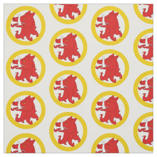 SCA Coeur d'Ennui Populace Badge Fabric Stof