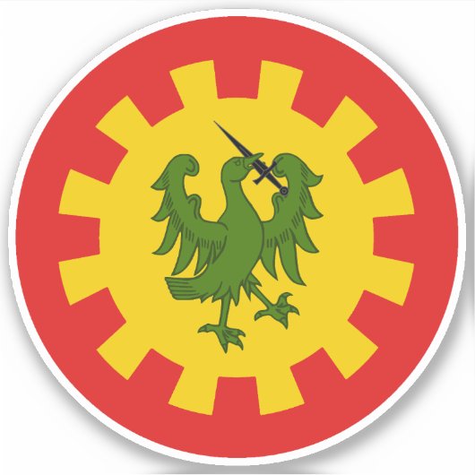 SCA College of Saint Christina Vinyl Sticker (Voorkant)