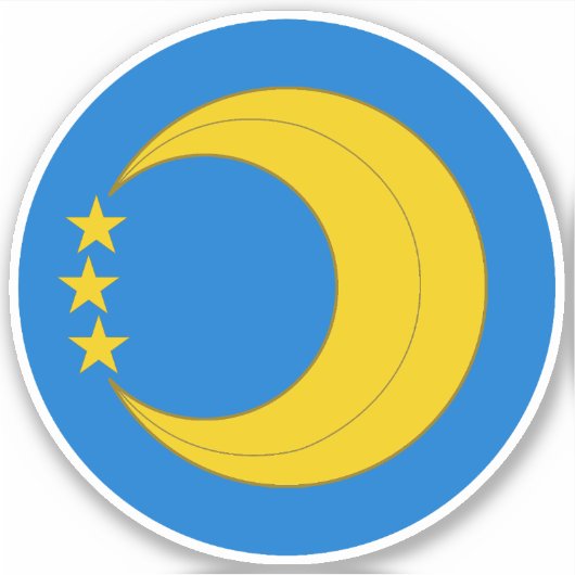 SCA Crescent Moon Vinyl Sticker (Voorkant)