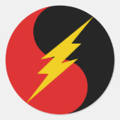 SCA Dark Horde Ronde Sticker (Voorkant)