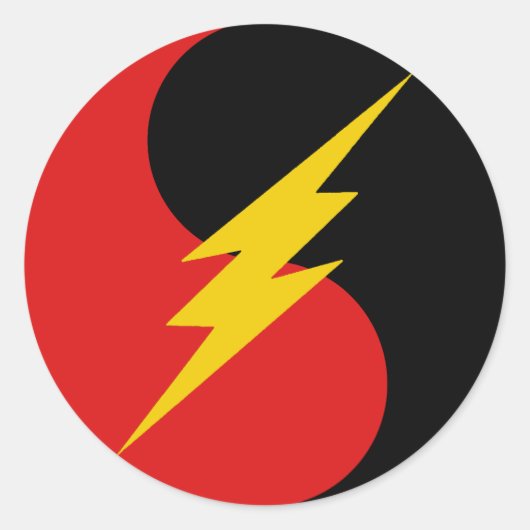 SCA Dark Horde Ronde Sticker (Voorkant)