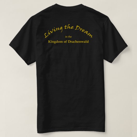 SCA Drachenwald T-shirt (Design achterkant)