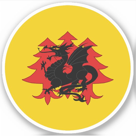 SCA Drachenwald Vinyl Sticker (Voorkant)