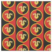 SCA Dragon's Laire Populace Badge Stof (Swatch)
