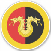 SCA Dragon's Laire Vinyl Sticker (Voorkant)