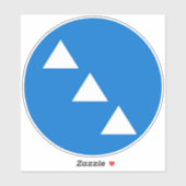 SCA Drie Bergen Vinyl Sticker (Vel)