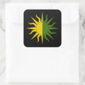 SCA Easaraigh Populaire badge Vierkante Sticker (Tas)