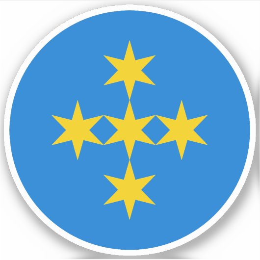 SCA East Kingdom Southern Army Vinyl Sticker (Voorkant)