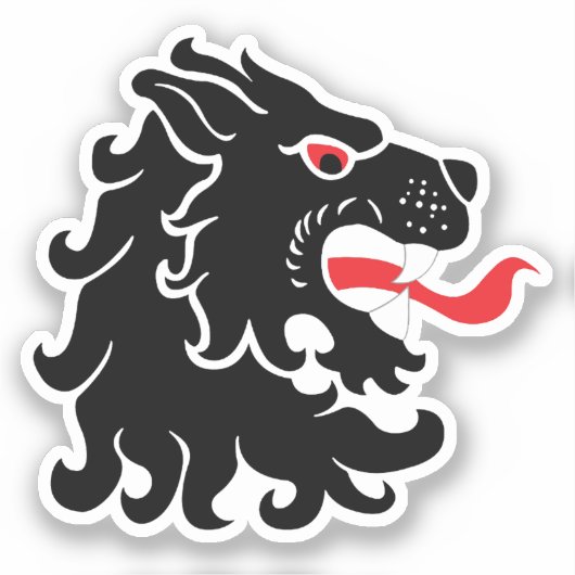 SCA een TIR op maat gesneden vinyl Sticker (Voorkant)