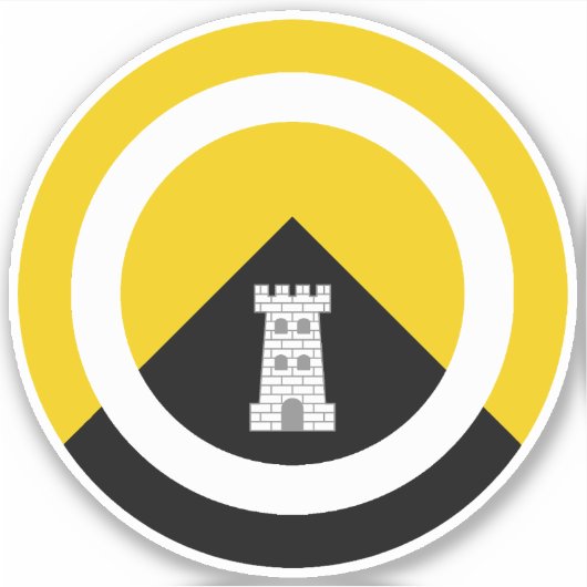 SCA Endewearde Vinyl Sticker (Voorkant)
