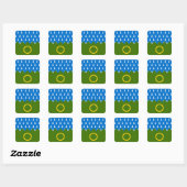 SCA Endless Hills Populaire badge Vierkante Sticker (Vel)
