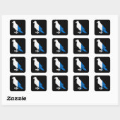 SCA Falcon's Keep Populaire badge Vierkante Sticker (Vel)