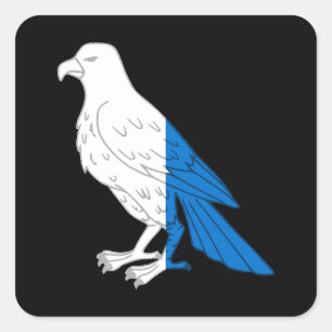 SCA Falcon's Keep Populaire badge Vierkante Sticker