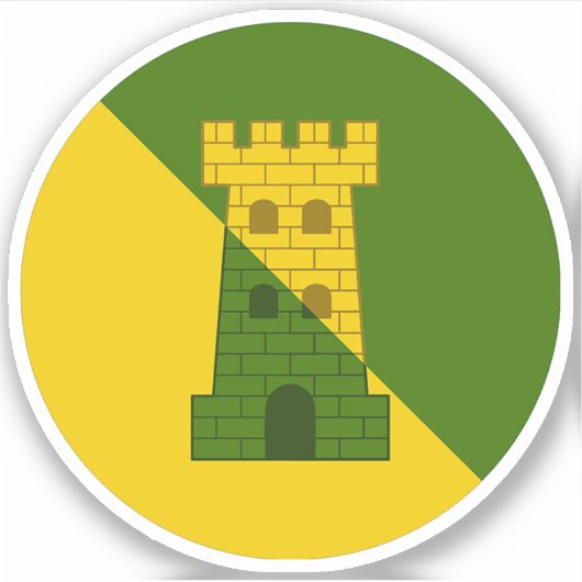 SCA Fettburg Vinyl Sticker (Voorkant)
