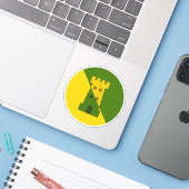 SCA Fettburg Vinyl Sticker (Laptop met iPhone)