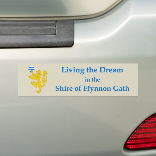 SCA Ffynnon Gath Bumper Sticker (Op auto)