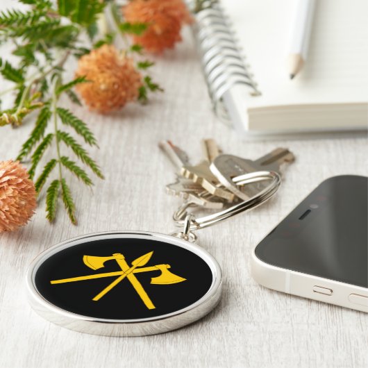 SCA gegooide wapenmaarschalk Sleutelhanger (Zijkant)