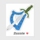 SCA Glyn Dwfn Custom-Cut Vinyl Sticker (Vel)