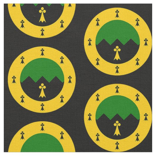SCA Graniet Mountain Populace Badge Fabric Stof (Close Up)