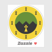 SCA Graniet Mountain Vinyl Sticker (Vel)