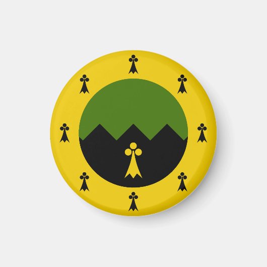 SCA Granietberg Magneet (Voorkant)