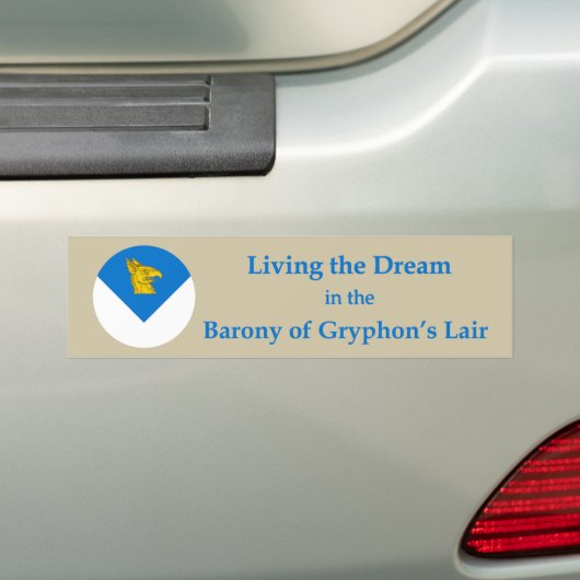 SCA Gryphon's Lair bumpersticker (Op auto)