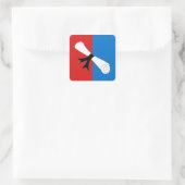 SCA Heilige Felix Bevolkingsbadge Vierkante Sticker (Tas)