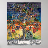 SCA Heraldic Family Tree by Portia St. Luke Poster (Voorkant)