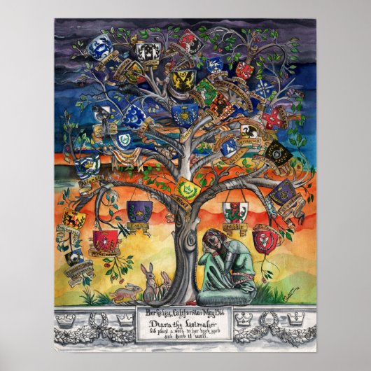 SCA Heraldic Family Tree Poster (Voorkant)