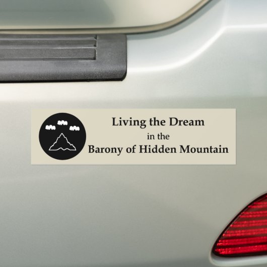 SCA Hidden Mountain Bumper Sticker (Op auto)