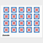 SCA Innilgard Populaire badge Vierkante Sticker (Vel)