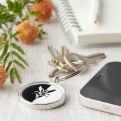 SCA Iron Bog Ronde, kleine (1,44") Sleutelhanger (Zijkant)